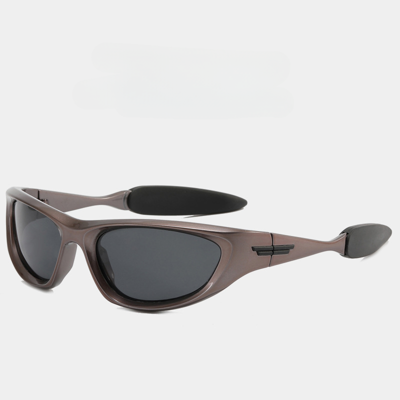 Wholesale Y2K Technology Sense PU Sunglasses